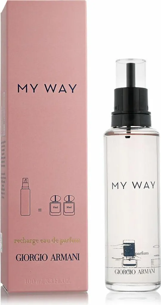 Recharge My Way Armani 100ml - Solution Durable pour Flacon de Parfum - 8