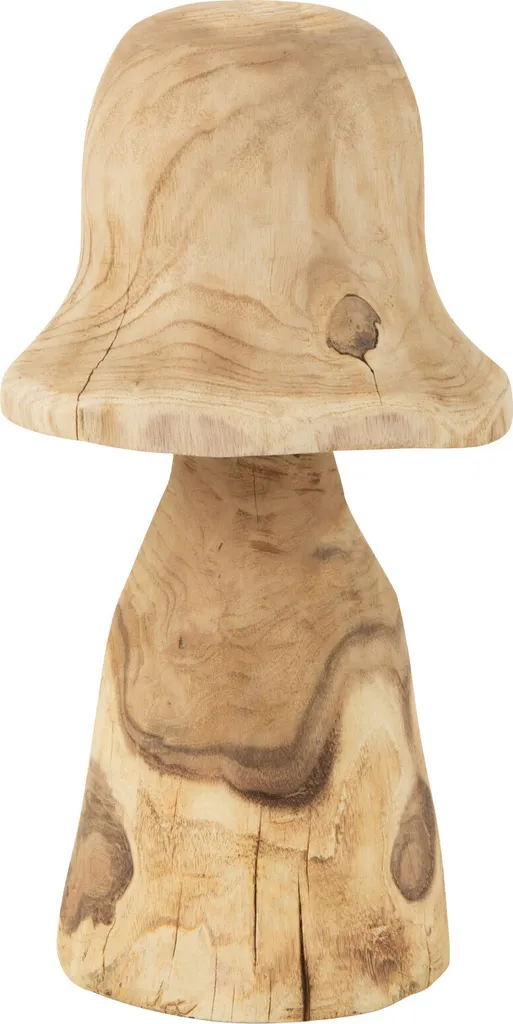 J-Line Cloche Champignon Naturelle Medium - Décoration Autonome Design