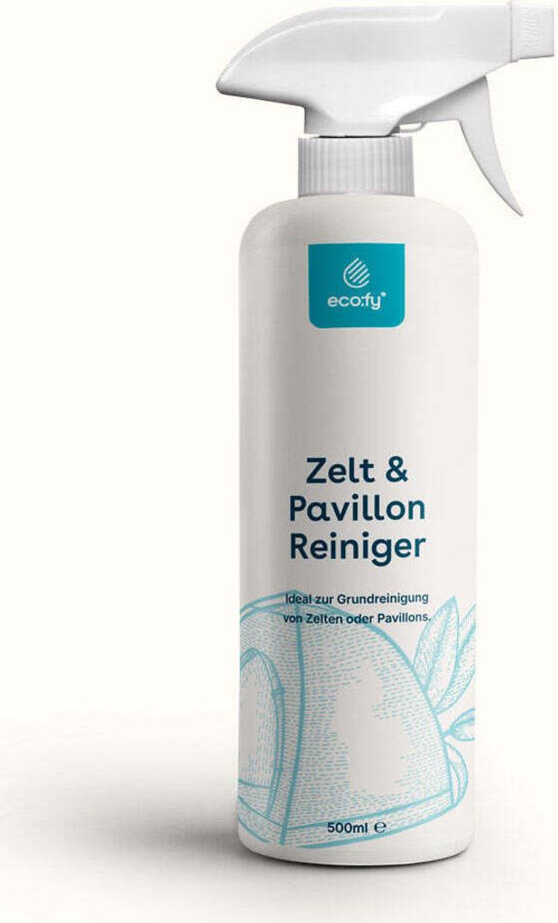 eco:fy Zelt und Pavillon Reiniger Zeltreiniger für natürliche und synthetische Fasern Löst Verschmutzungen Grünbelag Stockflecken