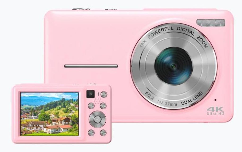 Siltcon® Digitalkamera 4K Ultra HD 64MP – Dual Lens Vlog Produktbild 