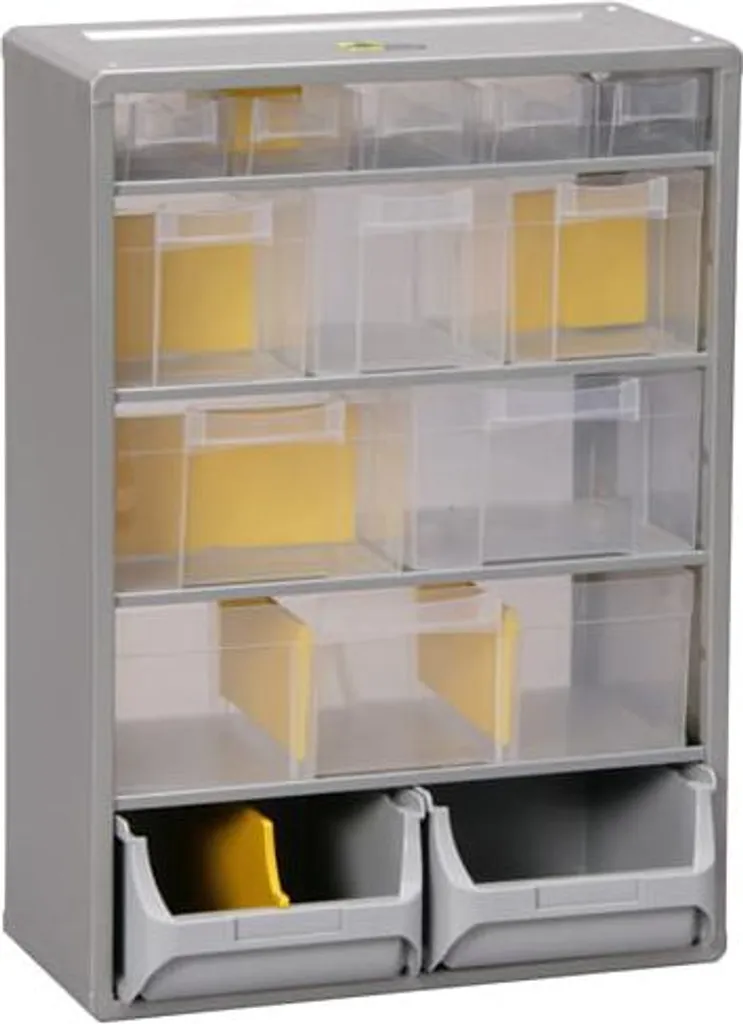 Organiseur d'atelier 13 tiroirs en métal et casiers de rangement outils
