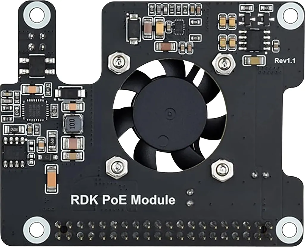 Extension PoE Hat pour RDK X5 D-ROBOTICS - Alimentation par Ethernet