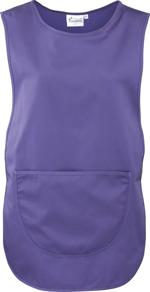 Grembiule da lavoro Premier da donna con borsa (2 pezzi/confezione) RW7031 (Medio) (Viola)