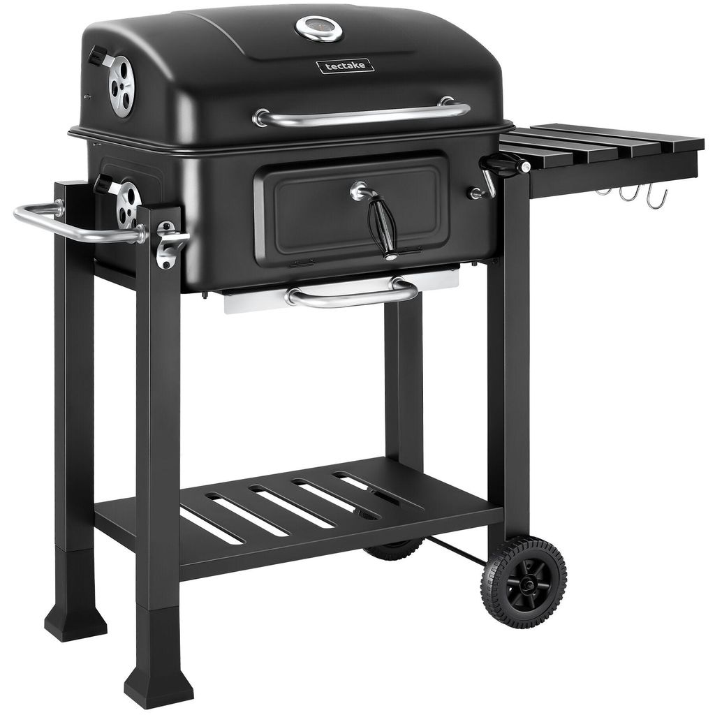 tectake® Holzkohlegrill Florian 110 x 64 x 104 cm, untere Produktbild 