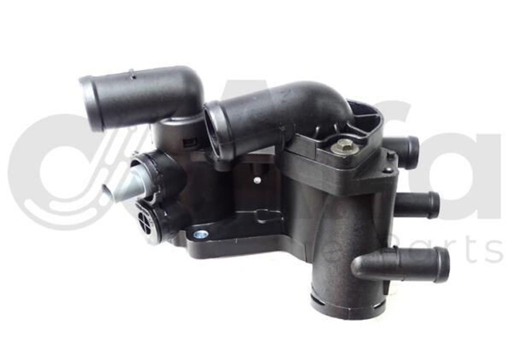 Alfa e-Parts AF10689 Kühlmittelflansch für VW Polo Schrägheck (6R1, 6C1) Wasserflansch