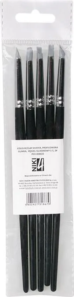 Spazzola Silicone Niki4 Koh-I-Noor n.2 4mm per Modellismo e Belle Arti