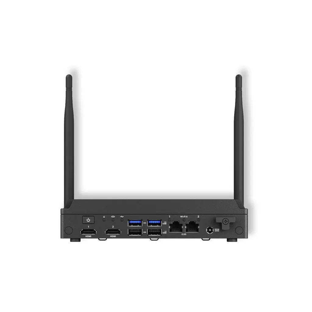 Mini PC Fanless ASUS BNUC13BRFA400B00I Antipoussière Intel x7425E Noir