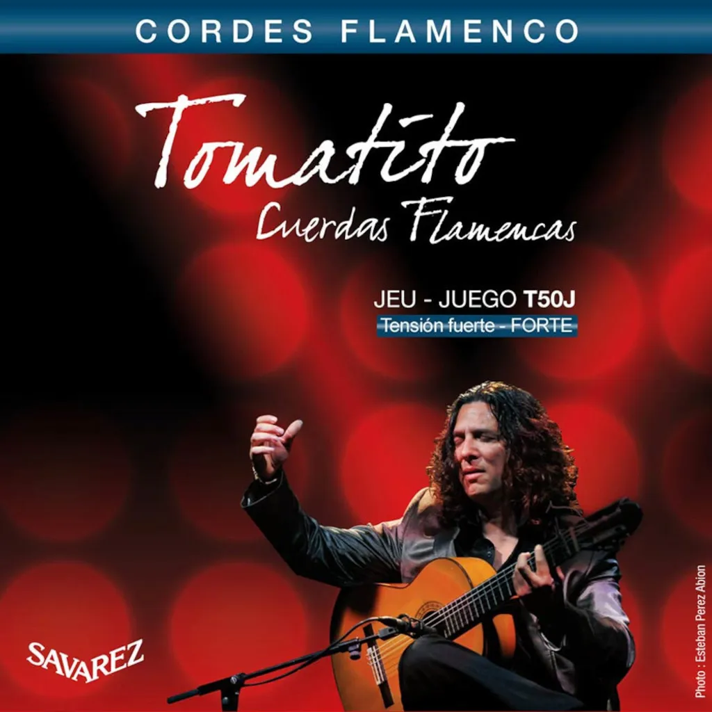 Jeu de cordes Savarez T50J Tomatito Flamenco dur - Tension forte