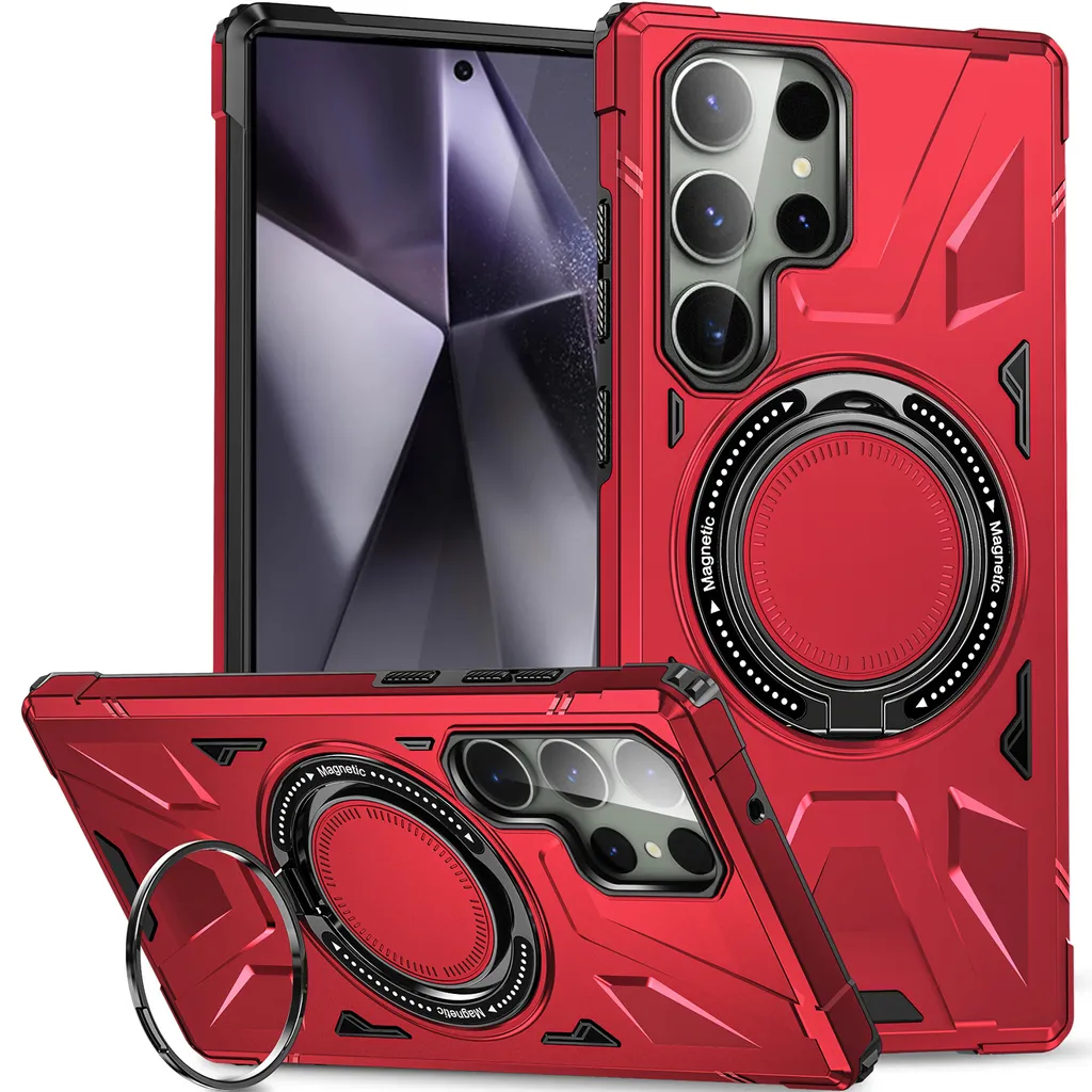Cover in Pelle Rosso Scuro per Honor X8a / X6 / X8 5G - Qualità Premium