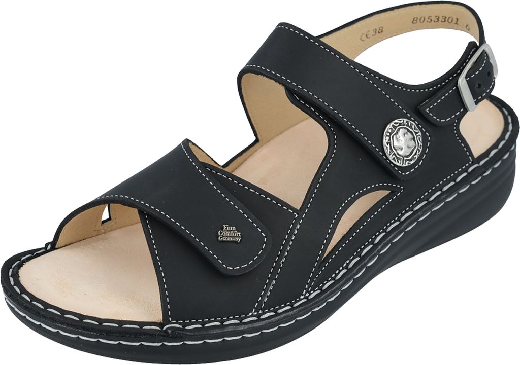 Finn Comfort Barbuda - Schwarz Nubukleder Größe: 38 Normal