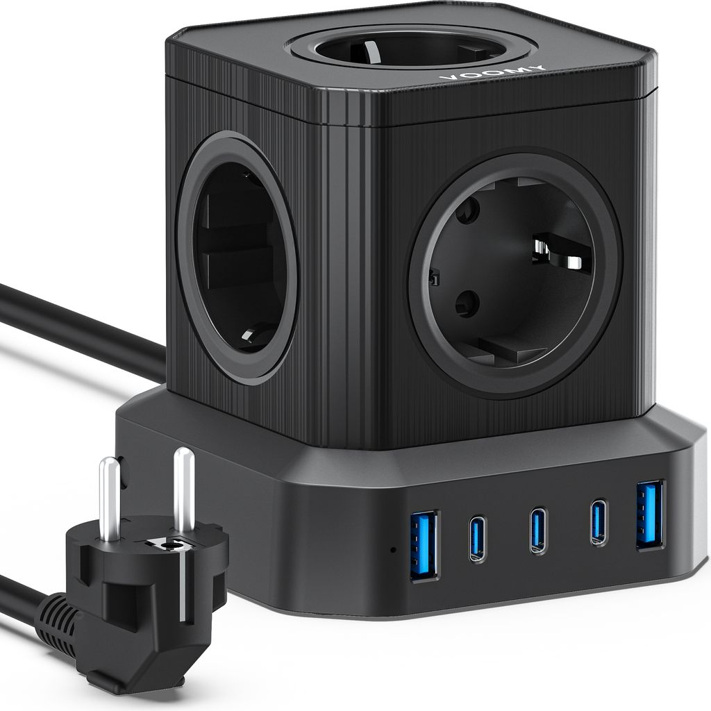 Voomy Power Cube 65W, 2 m, Drinnen, Produktbild 