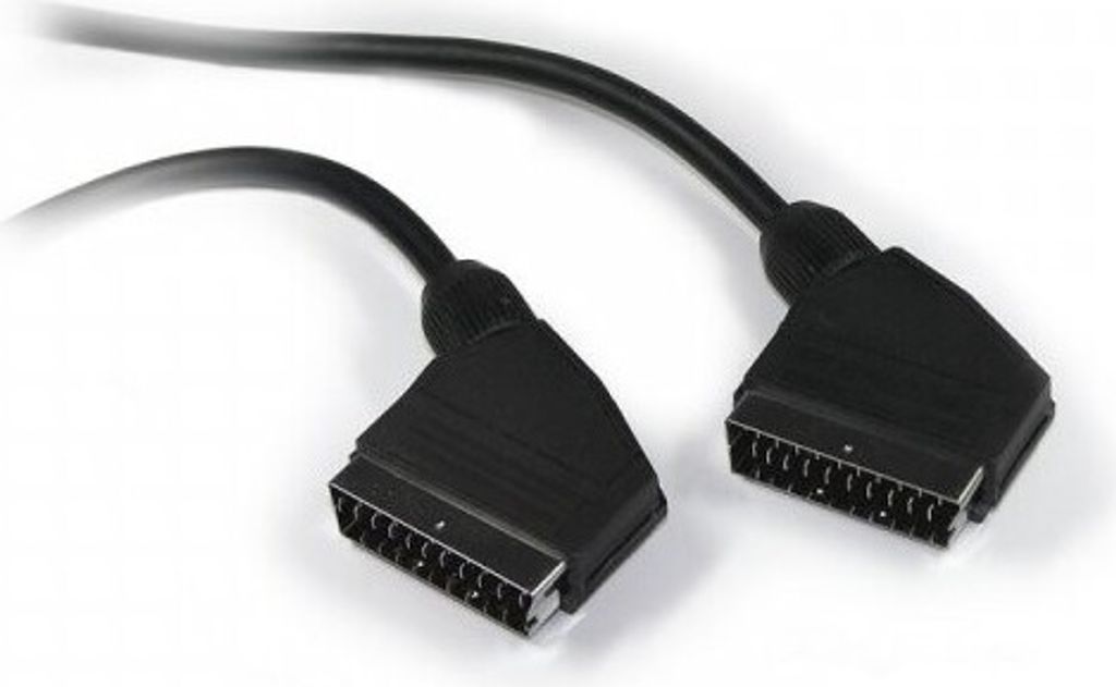 Goobay Scart-Verbindungskabel, vernickelt, ø 7 mm, 1.5 m, Produktbild 