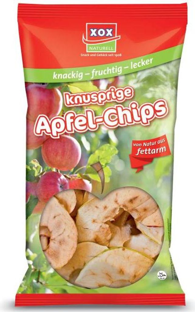 XOX Apfel Chips Getrocknete Apfelscheiben aus Jonathan Produktbild 