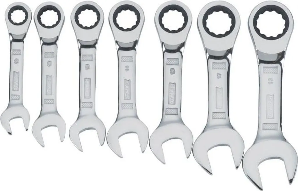 Coffret de clés à douilles DEWALT avec cliquet réversible 7 pièces
