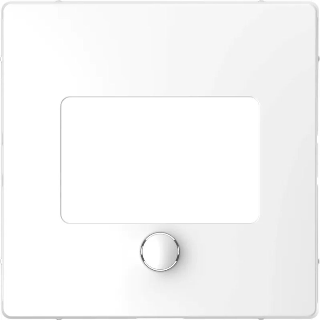 Merten MEG5775-6035 Zentralplatte Abdeckung für Universal Temperaturregler-Einsatz mit Touch Display D-Life lotosweiß