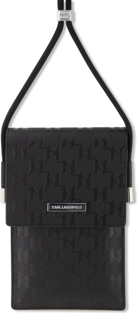 Karl Lagerfeld telefoonhoesje, 7 inch, Saffiano monoplak - Productafbeelding 