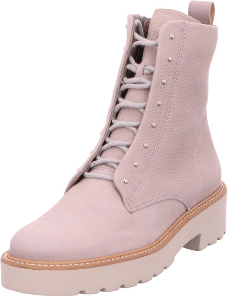 Paul Green Schnürbootie - Grau Nubukleder Größe: 41 Normal