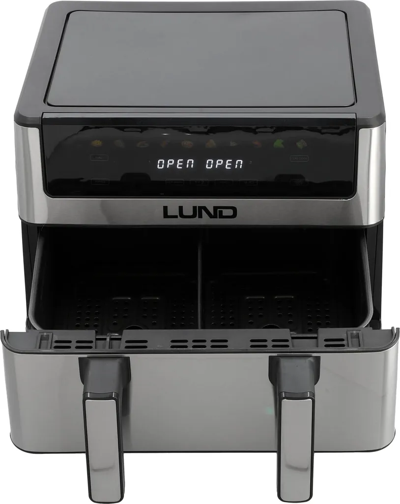 Friggitrice ad aria calda 10L 2600 W con display LCD - 5