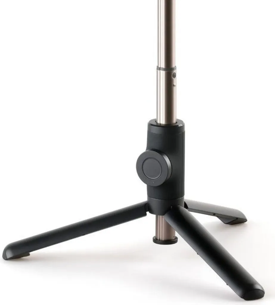 FIXED Snap Lite Perche à Selfie avec Trépied Bluetooth en Aluminium Noir