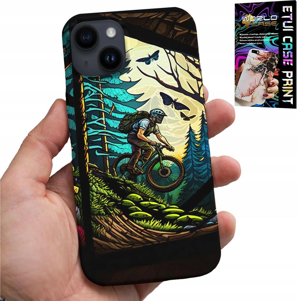 Etui Für Iphone 13 - Radfahren Extreme Waldexpeditionen