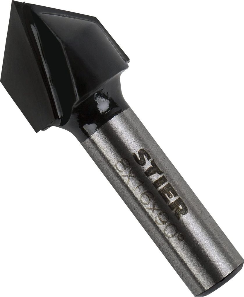 STIER V-Nutfräser HM (HW), Ø 16 mm, Schaft Ø 8 mm Produktbild 