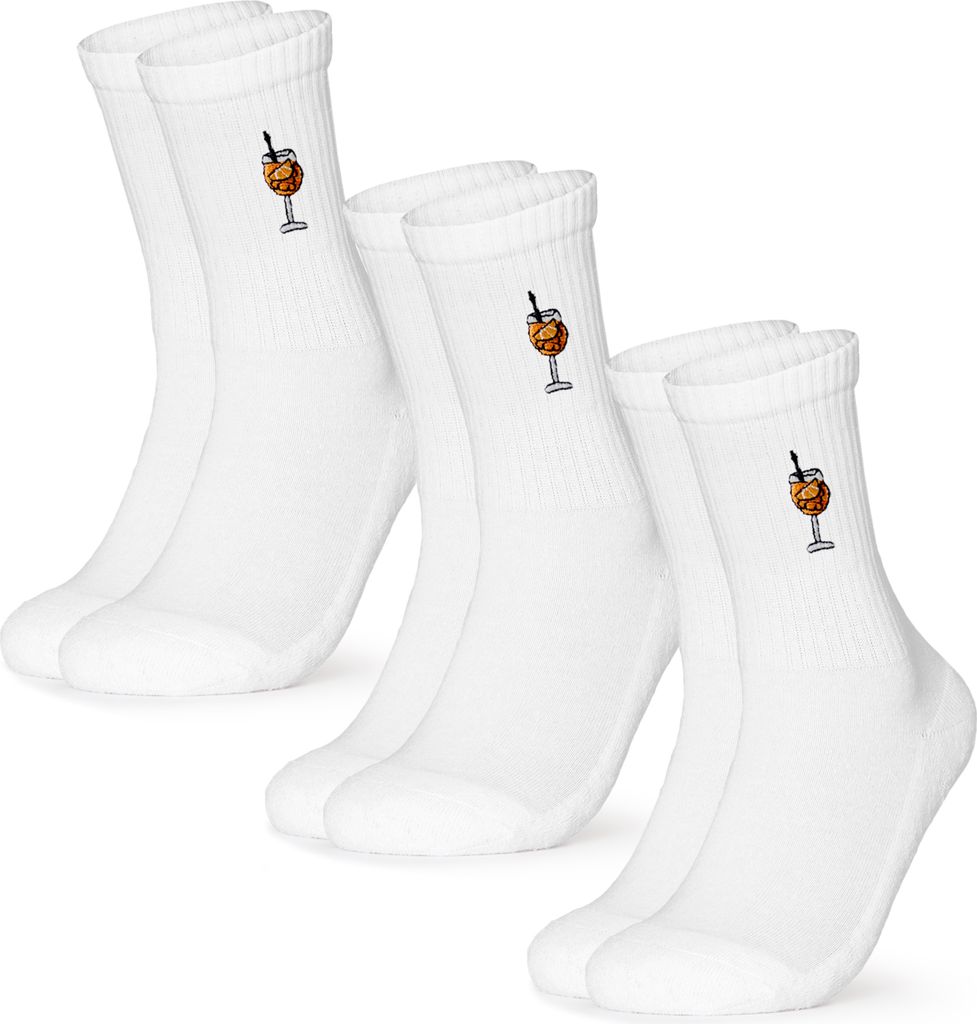 Occulto Damen & Herren Motiv Tennissocken 3er Pack (Modell: Produktbild 