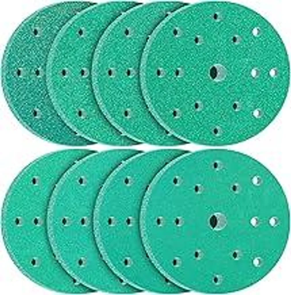 Set 80 Dischi Abrasivi 150mm KONGMING 15 Fori - Qualità Professionale