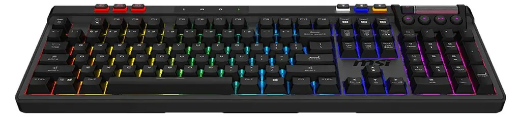 MSI Strike Pro W Silent DE Keyboard Noir - Clavier Mécanique Discret