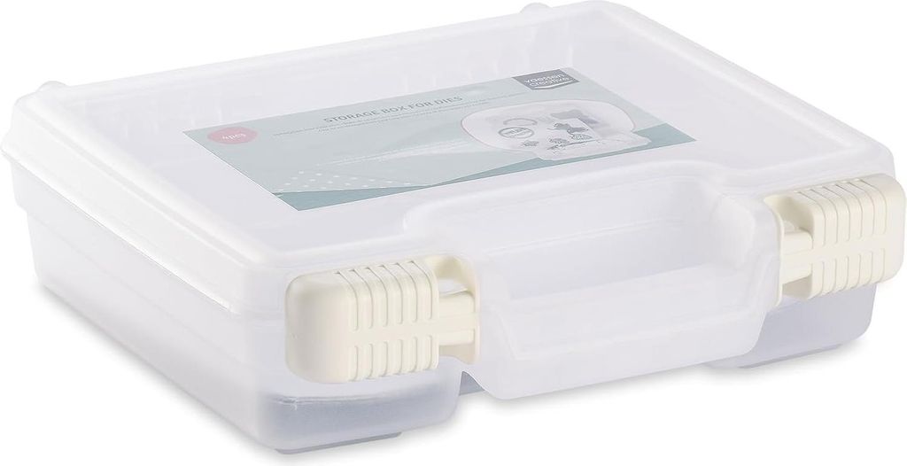 Aufbewahrungsbox für Stanz- und Stempelvorlagen mit Magnetischen Bögen - 24,5 x 25,4 x 7,5 cm