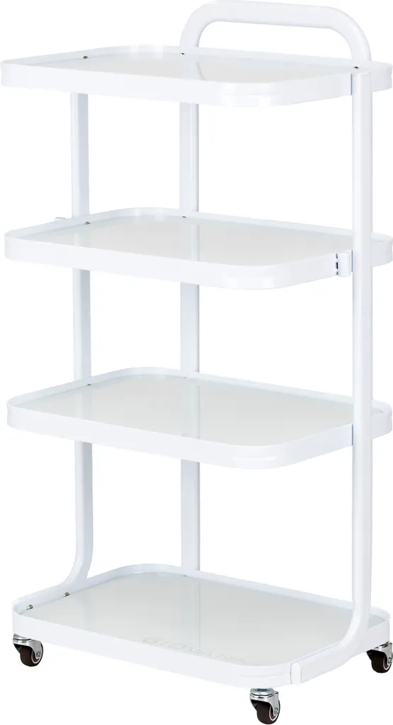 Table de chevet Giovanni H6702 blanche meuble d'appoint de chambre