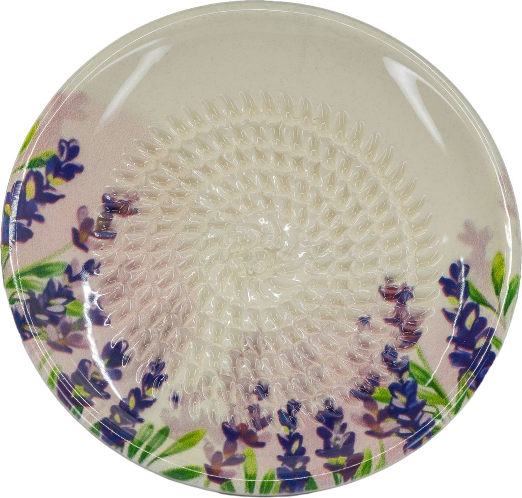 Talerze ceramiczne Kaladia z motywem kwiatów lawendy – Zdjęcie produktu 