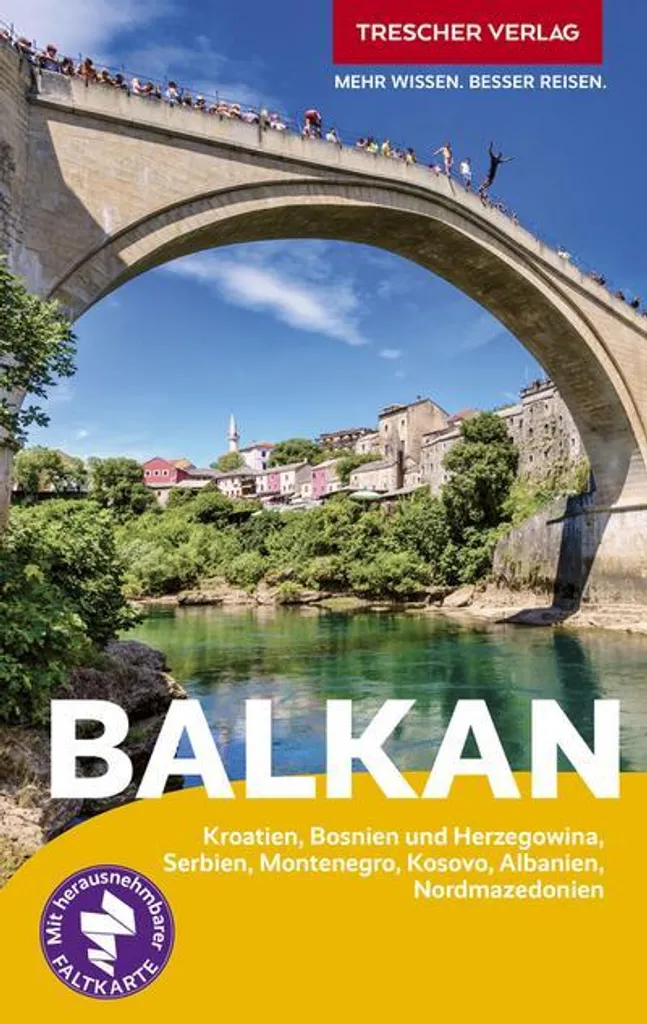 Organiser son road-trip avec le Guide de voyage Balkans TRESCHER broché