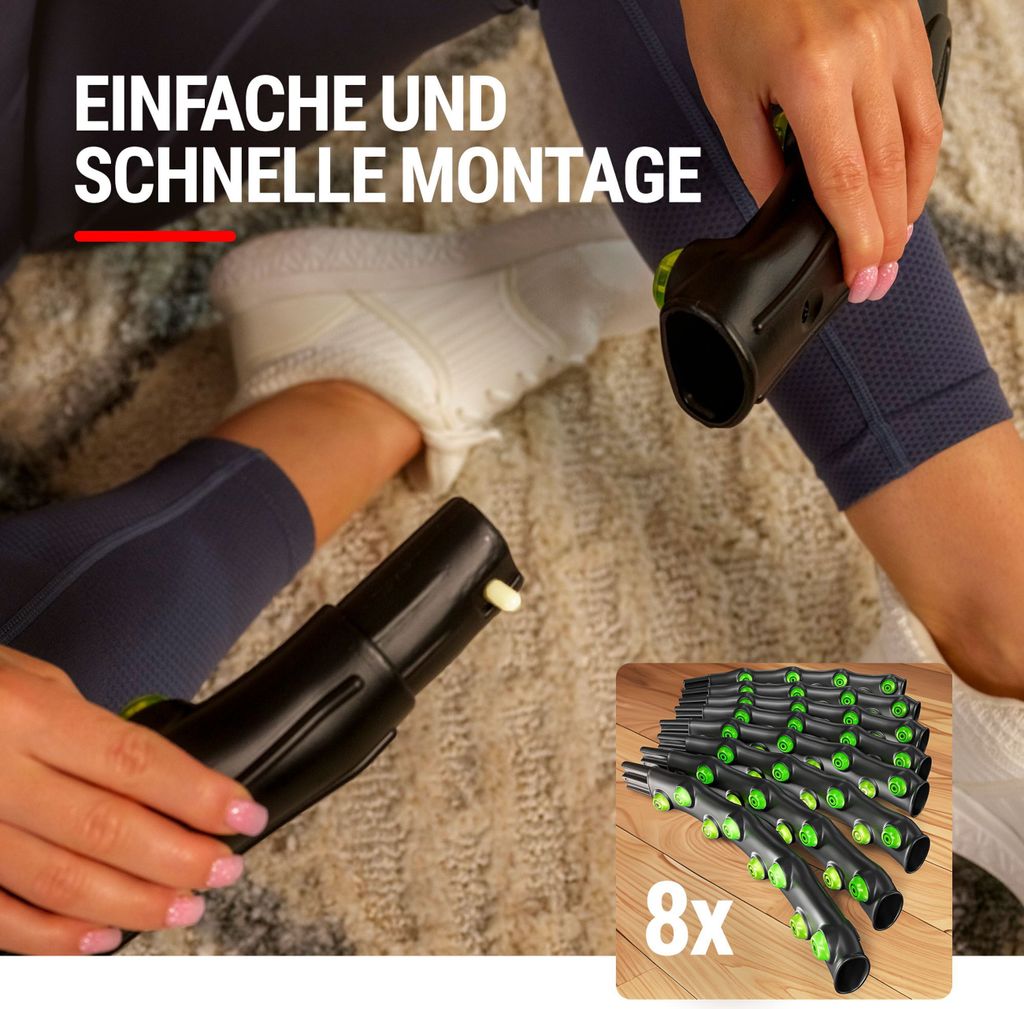 Hop-Sport Hula Hoop Reifen Erwachsene mit 64 Massage Noppen Produktbild 5