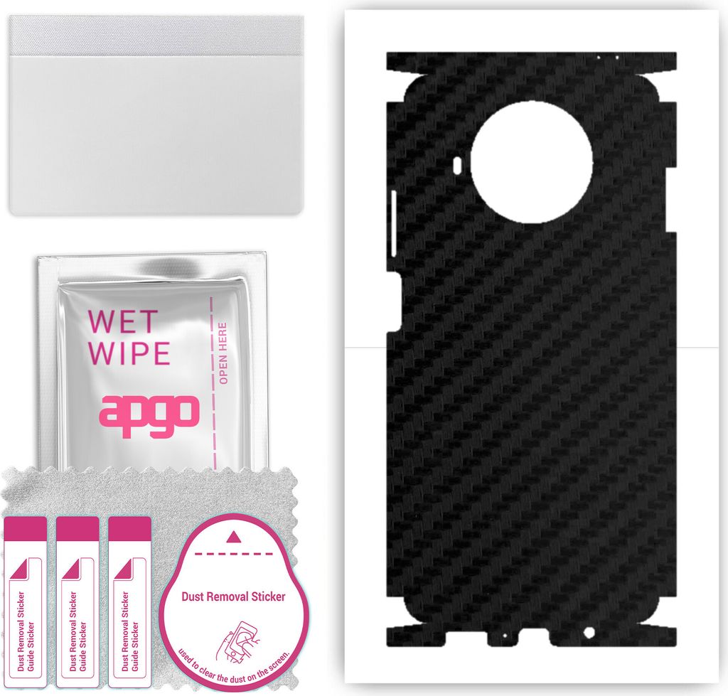 apgo Rückseite + Seiten Schutzfolie, Skin, kompatibel mit Xiaomi Redmi Note 9 Pro 5G, Hinten Displayschutzfolie aus Vinylfolie, kratzfest, einfach...