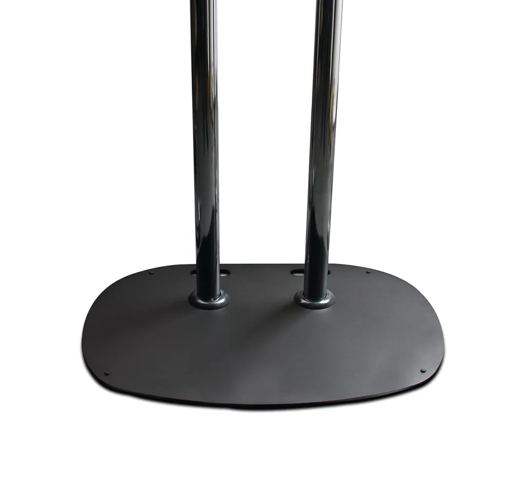 Base au sol BT8380-B 890x610mm pour colonnes BT8381 et tubes Ø50mm