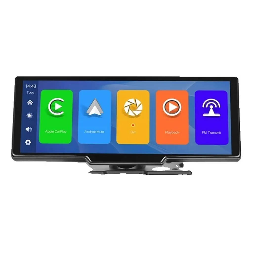 Lecteur Multimédia CarPlay et Android Auto sans Fil avec Écran HD 9.3