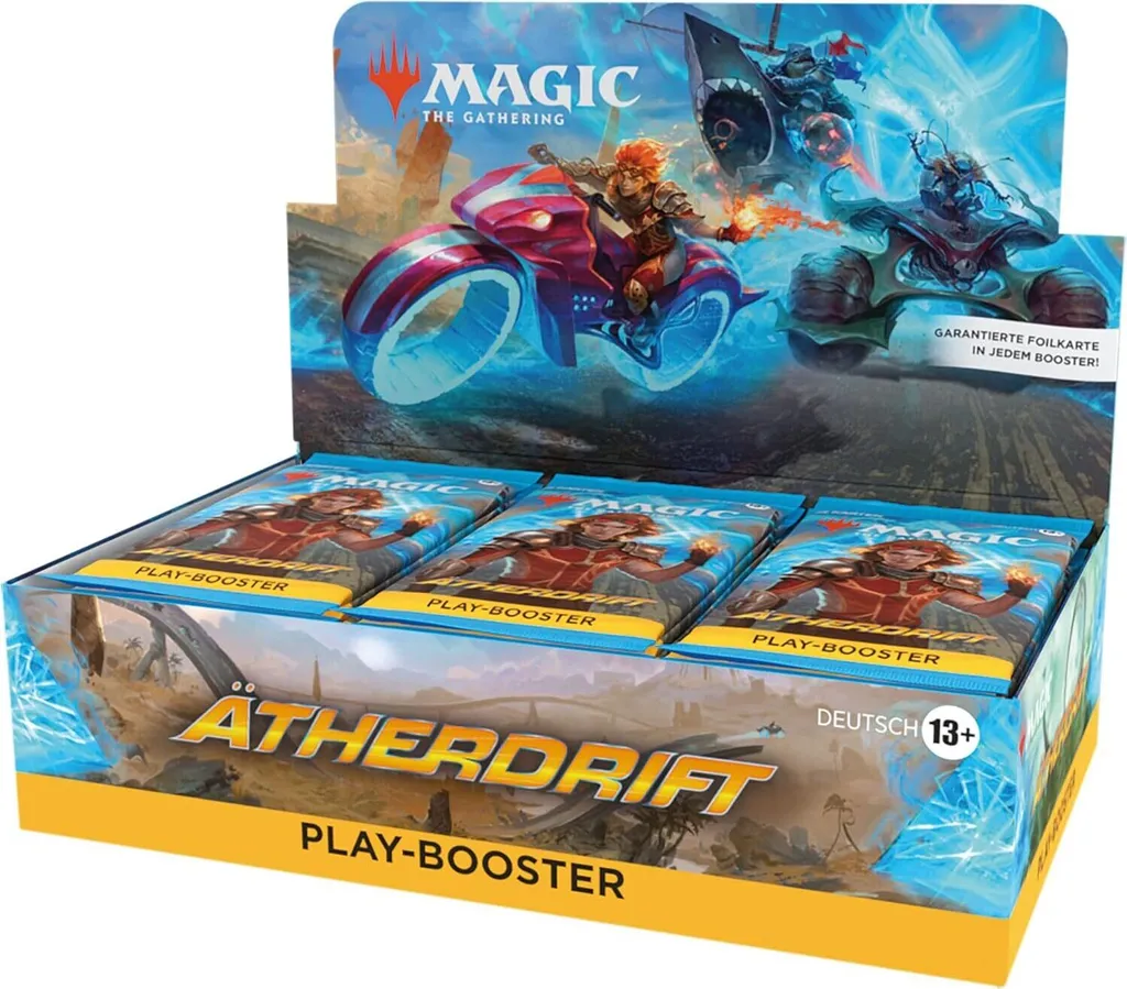 Jeu de Cartes Magic Étherdrift Boîte 30 Play Boosters pour Deckbuilding