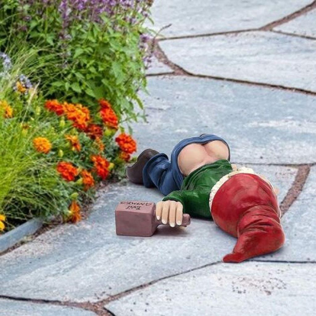 Humorvolle Gartendeko Figuren 1 Stück, Wetterbeständige Produktbild 