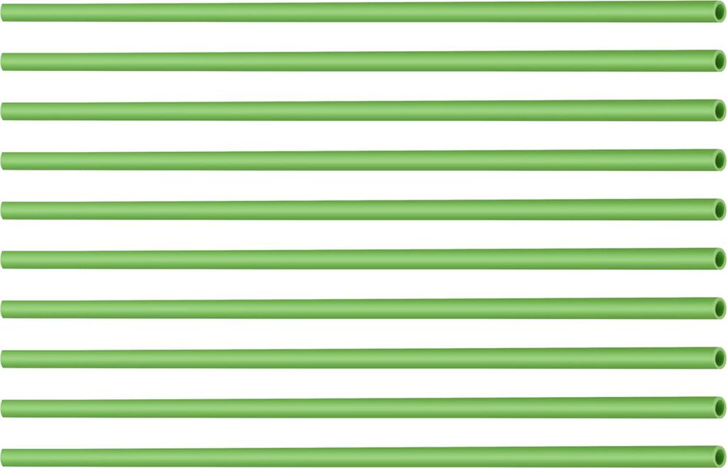 10 pcs Blumenstamm Cover grün unzerbrechlich flexible weiche PVC DIY Leichtkünstige künstliche Blumenstrauß Stammhülle Haushaltsvorräte-Grö...