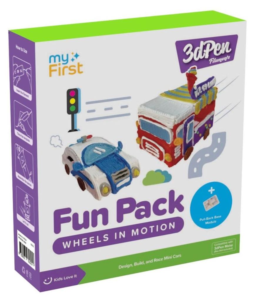 Produkcja filamentów do myFirst 3dPen – koła w ruchu Zdjęcie produktu 