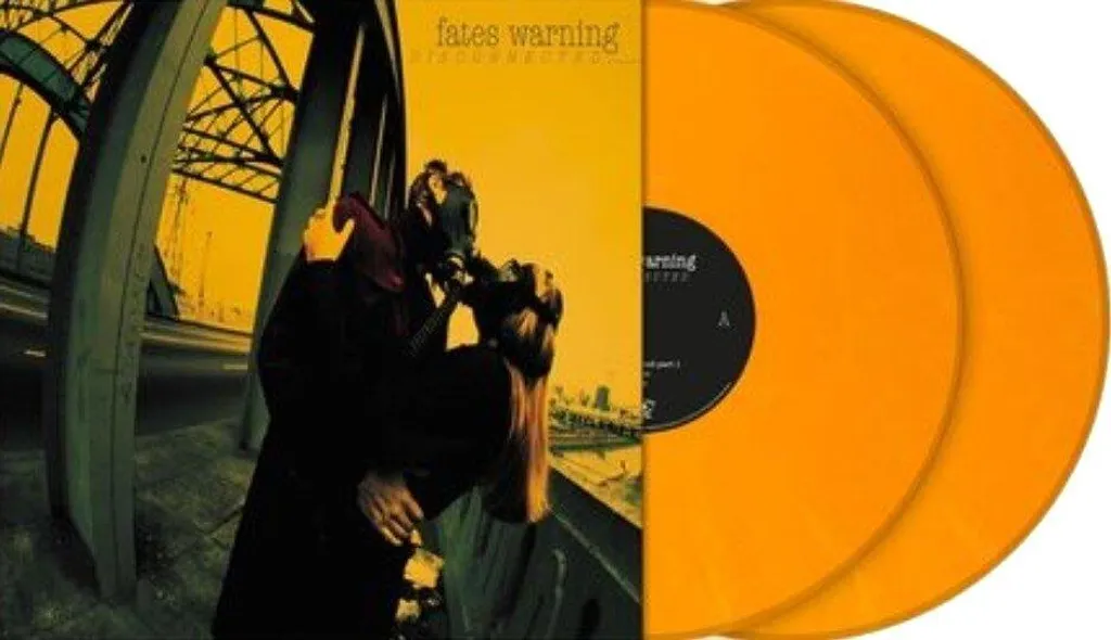 Disque Vinyle Fates Warning Disconnected Coloris Marbré Blanc et Orange