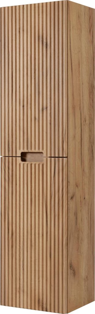 Badezimmerschrank, Craft-Eiche, 35 x 136 x 27 cm