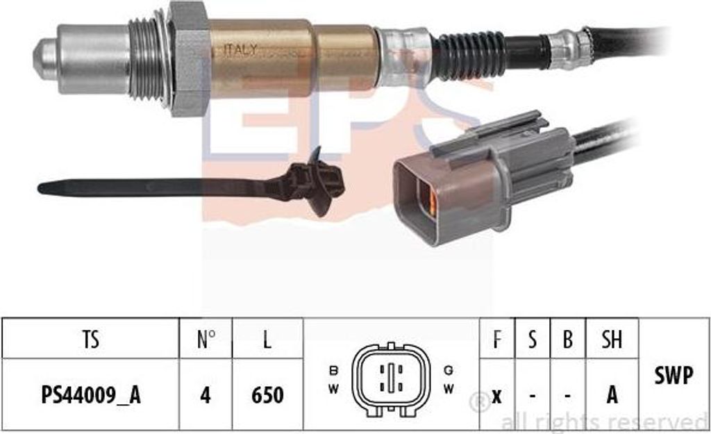 EPS 1.998.549 Lambdasonde OE 3921004140 kompatibel mit Kona, Ceed, Proceed, Xceed