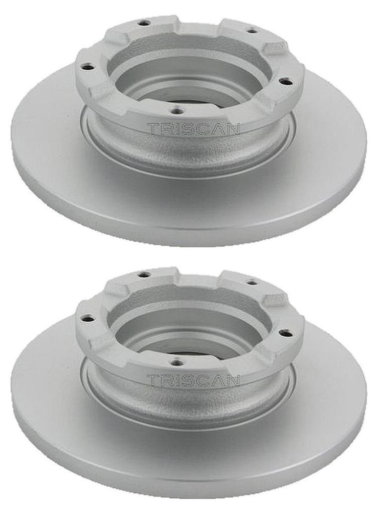 2 Bremsscheiben voll Ø 288 mm TRISCAN Bremsen-Expertise für u.a. FORD TRANSIT