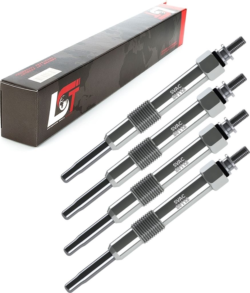 4x Glühkerzen Stabglühkerzen 11 Volt für LANCIA LYBRA SW 1.9JTD 77KW