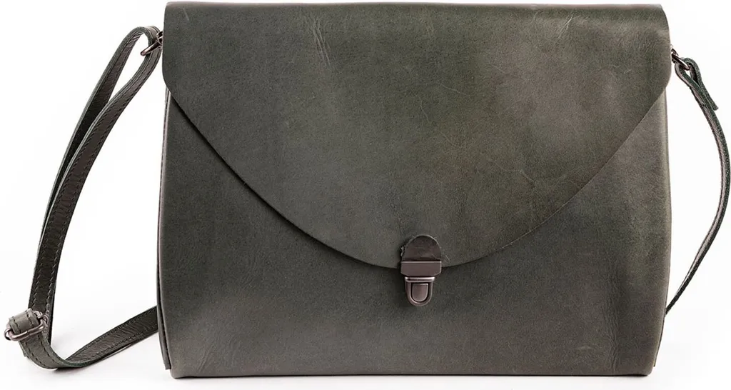 HAROLD'S Borsa a Tracolla Fold Pelle Verde - Pochette da Giorno