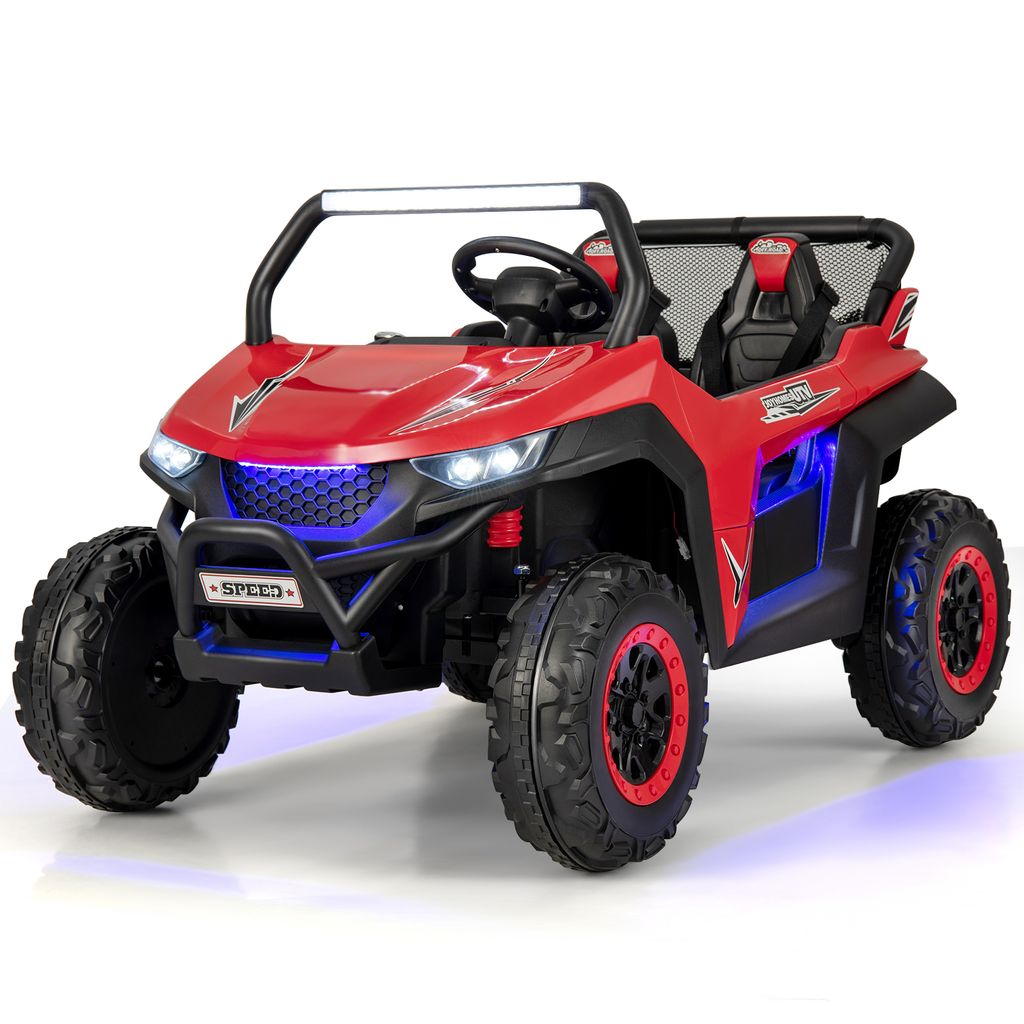 COSTWAY Auto per bambini a 2 posti con telecomando 2.4G, Immagine del prodotto 