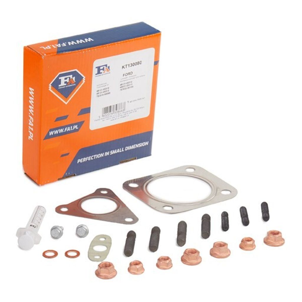 FA1 KT130080 Montagesatz Turbolader für FORD Transit Mk6 Kasten (V347, V348, FA) Transit Mk6 Bus (V347, V348, FD, FB, FS, FZ, FC) TRANSIT TOURNEO FB