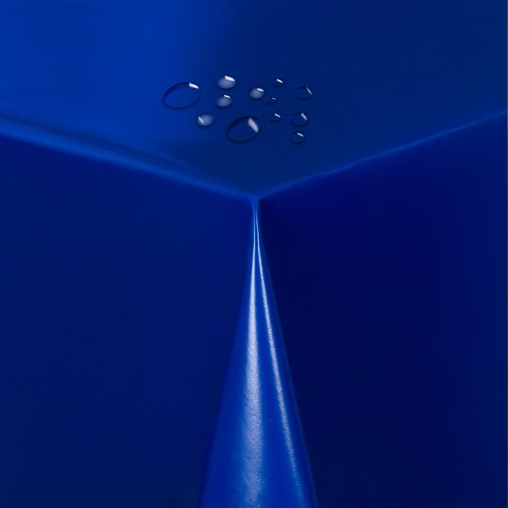 Partytischdecke Lackfolie Farbe wählbar Blau Eckig 100 x Produktbild 
