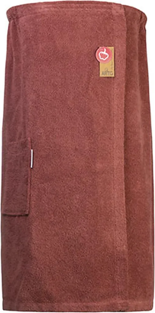 A&R 043.50 | Sauna Kilt Ladies con chiusura in velcro - Colore: Rosa antico - Dimensioni: 85 x 135 cm